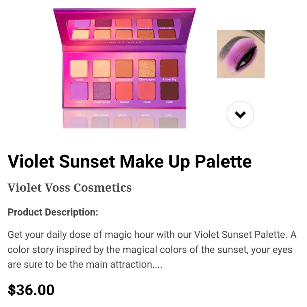 Violet Voss Violet Sunset Palette